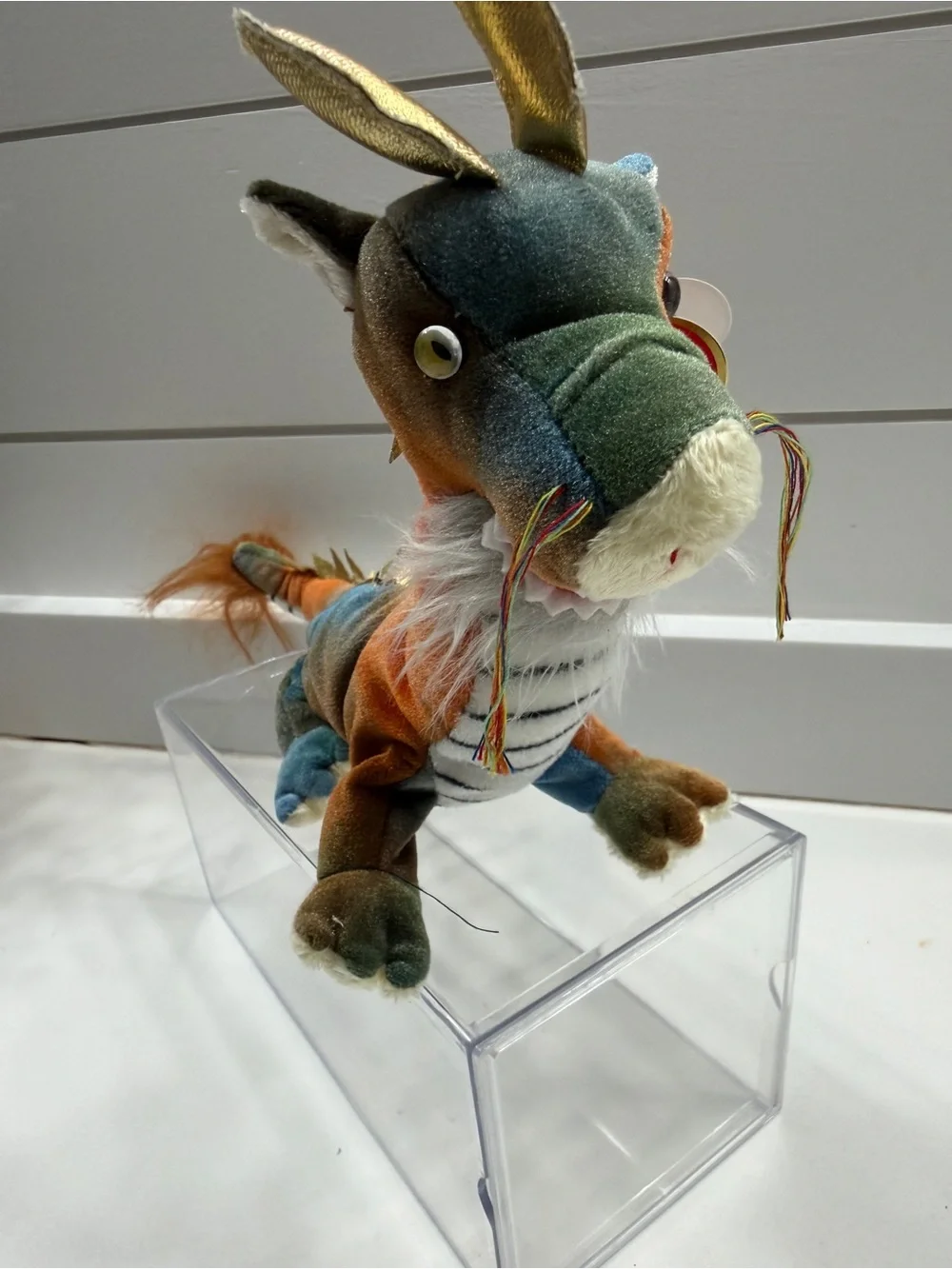TY Beanie Baby Zodiac •Dragon” Soft Reptile Stuffed Animal
